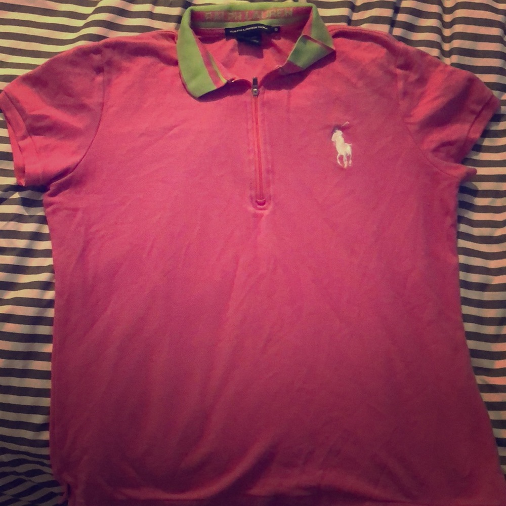 Ralph Lauren Golf women’s M pink polo shirt